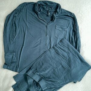 SKIMS Dark Gray Pajama Set